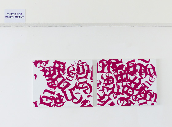 Philip Bradshaw, Installation view, Open Studio 2016